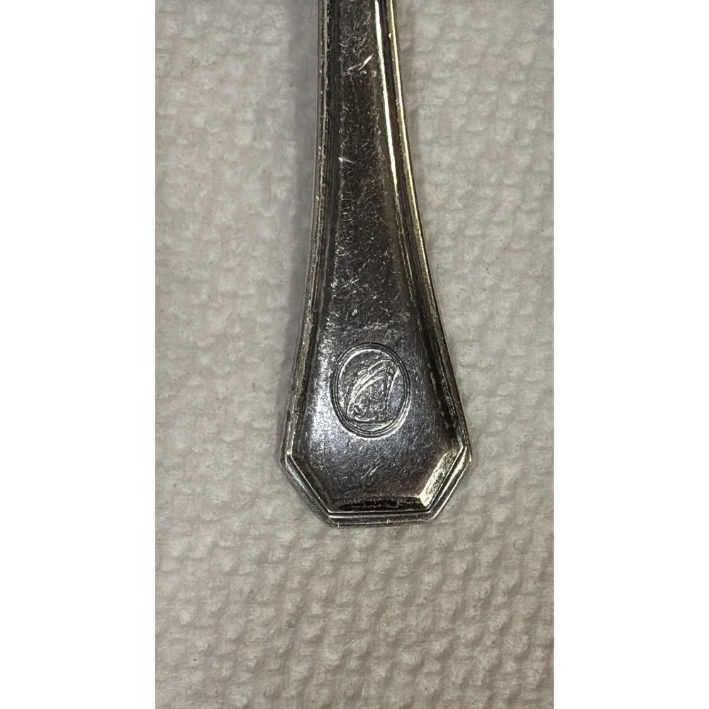 WMF Hotel Holland America Engraved Demitasse Spoon Silver Plated 4 Pc Spoon